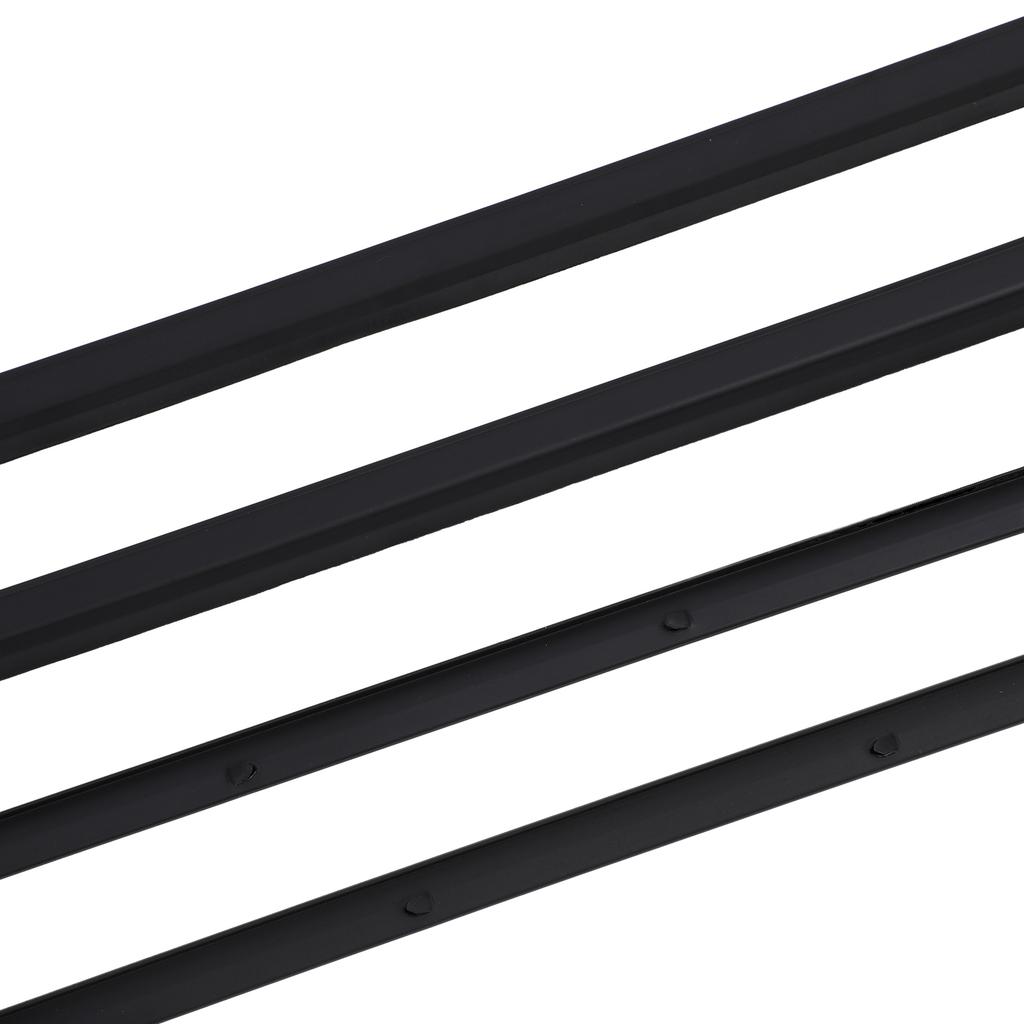 4PCS Car Door Window Weatherstrip Decorative Leakproof Windproof Black 80821 01G00 for Navara D21 Series 1985 to 1997
