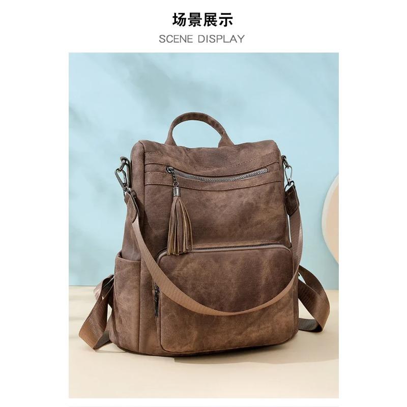 Fashiable PU Women's Casual Classic Multifunctial Backpack 2026 New Niche Design School Bag Unisex Backpack Bolso De Mujer