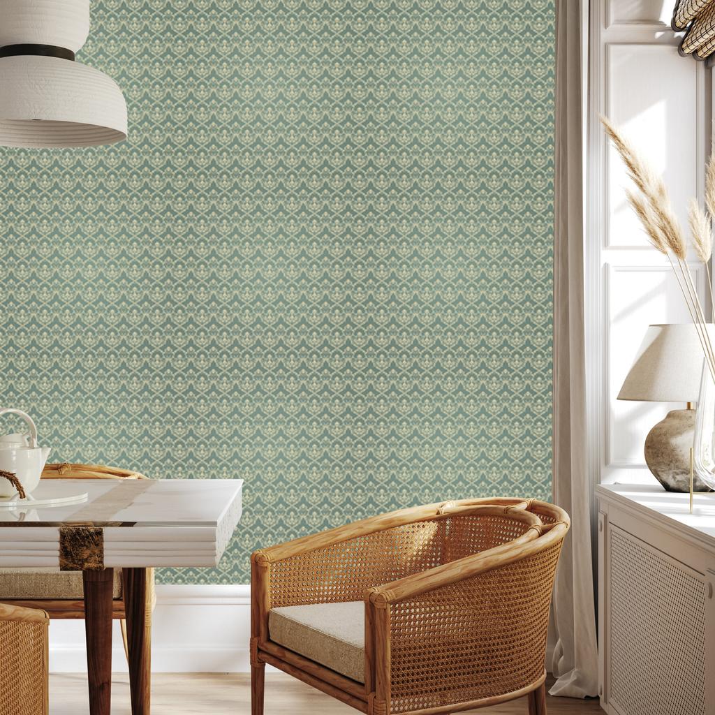 Ornamental abstract wallpaper for living room and bedroom 50x1000