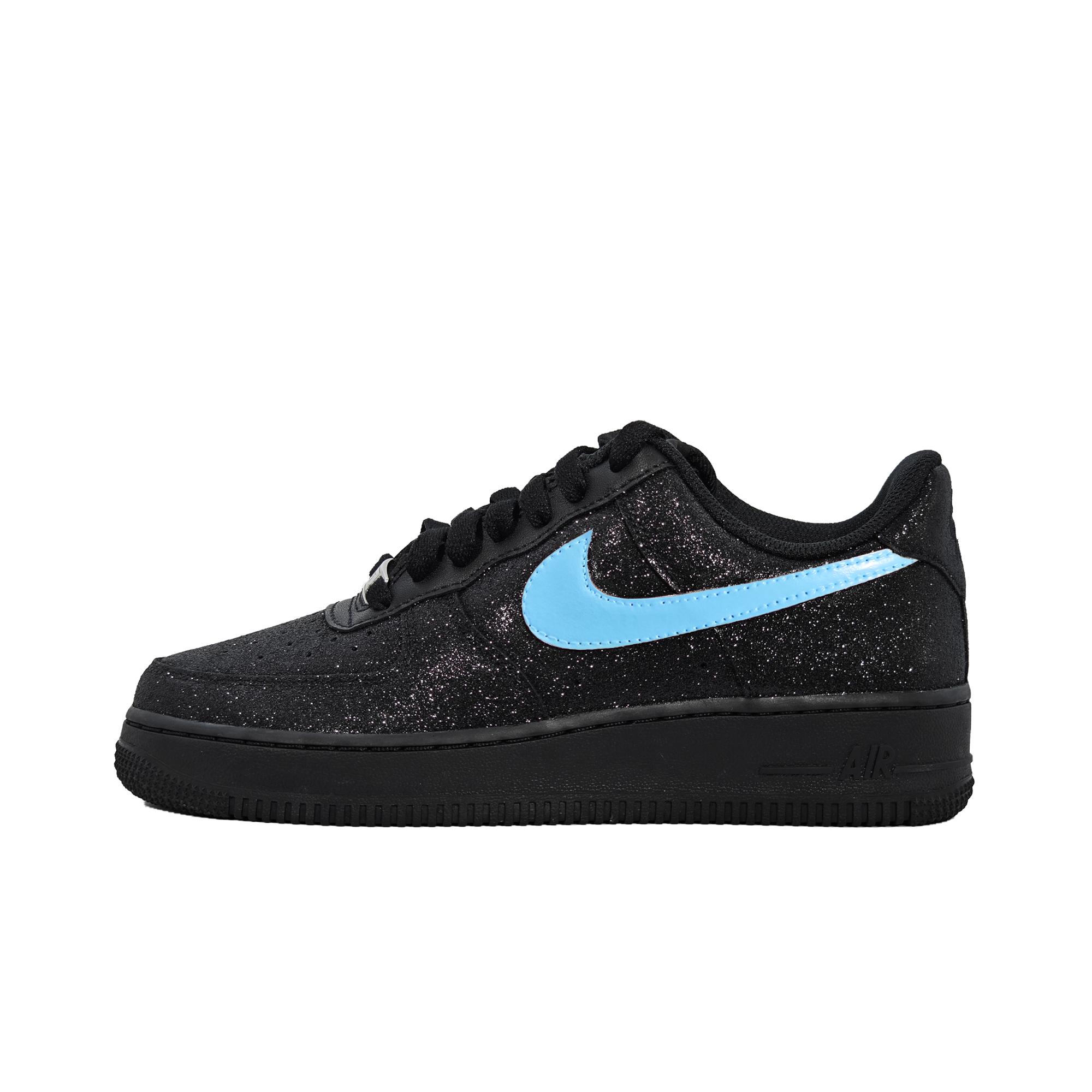 

Nike Air Force 1 Baby s Breath Low top Skateboard Shoes Women s Black Diamond Blue DD8959-001(Team133-) 36.5