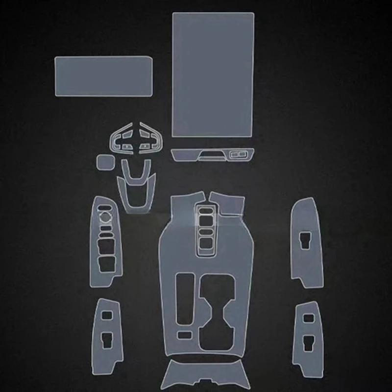 Para Honda eNS1 - Consola Central de Puerta de Coche Tablero Multimedia Navegación Película Protectora TPU Anti-rayaduras Accesorios para Coche