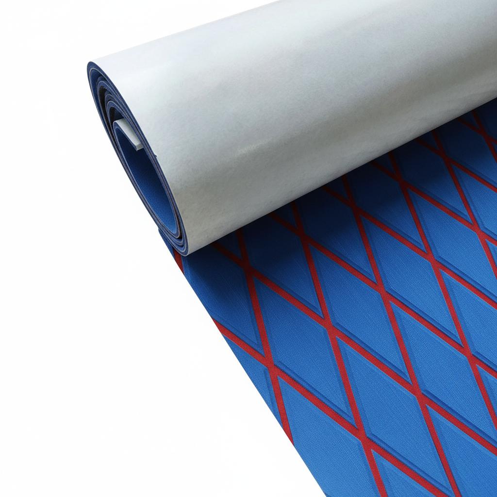 1900*350*6mm Engraved Diamond Pattern EVA Foam Boat Decking Sheet Mat for Kayak Anti-slip Pad Marine Accessories Flooring Mat