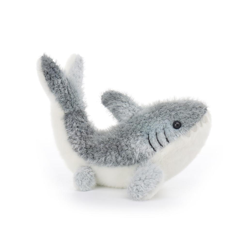 Apricot Lamb Deep Sea Shark Plush Toy for Kids, Soft and Cute, Fluffy Deep Sea Shark for Girls and Boys, 19cm