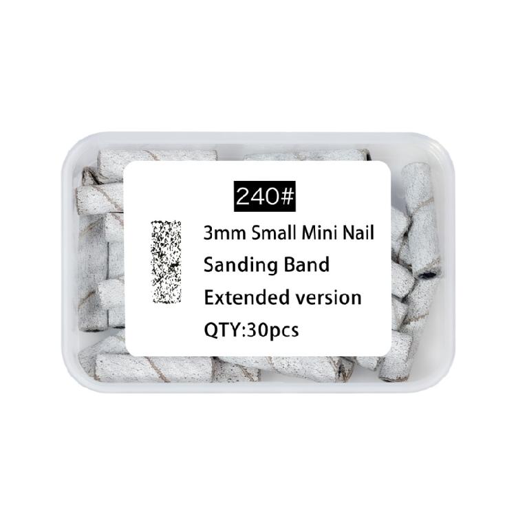 Маленькие шлифовальные ленты 80/120/180/240# Шлифовальные ленты для пилки для ногтей Маникюрные принадлежности Шлифовальные файлы для ногтей для салонов