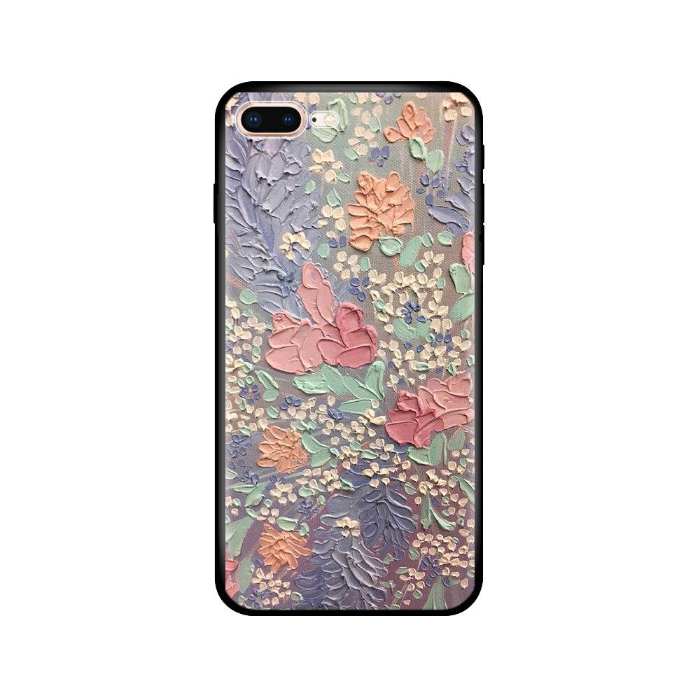 

Для iPhone 7 8 Чехол силиконовый мягкий ТПУ Чехол для Apple iPhone 7 8 plus Сумка Funda coque etui bumper paiting черный ТПУ чехол iphone 7 PLUS
