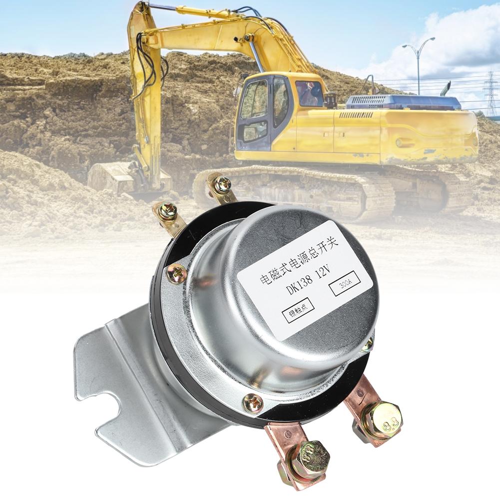 12V 300A Car Total Power Switch Relay DK138 Excavator Relay for Construction Machinery Vehicles