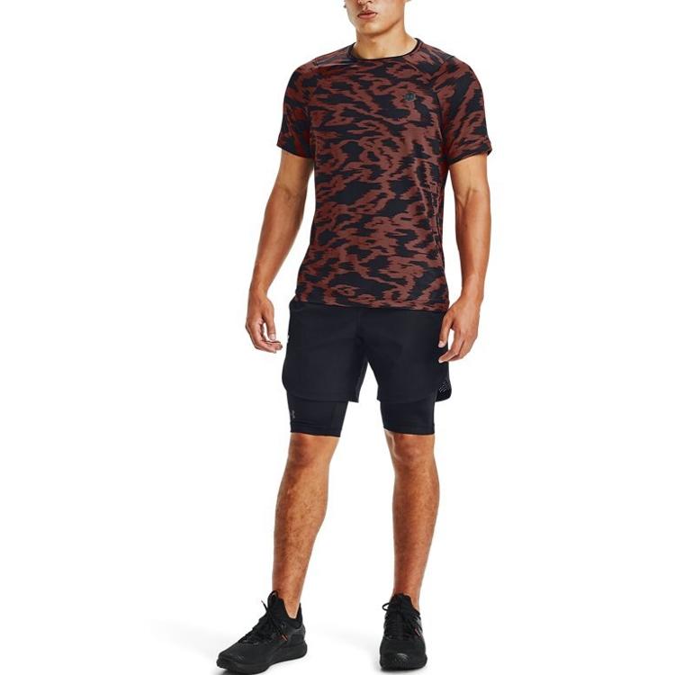 Under Armour Rush Series Trainings Sport Freizeitshorts Herren Unterteile Schwarz 1358235-001