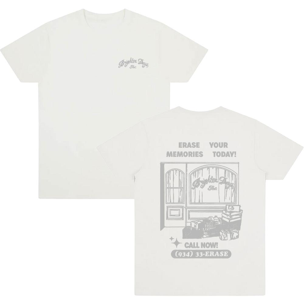 Brighter Days Storefront T-Shirt Ariana Grande Merch Fan Unisex Top Cotton Comfortable Versatile Tshirt Women Men Retro Tee