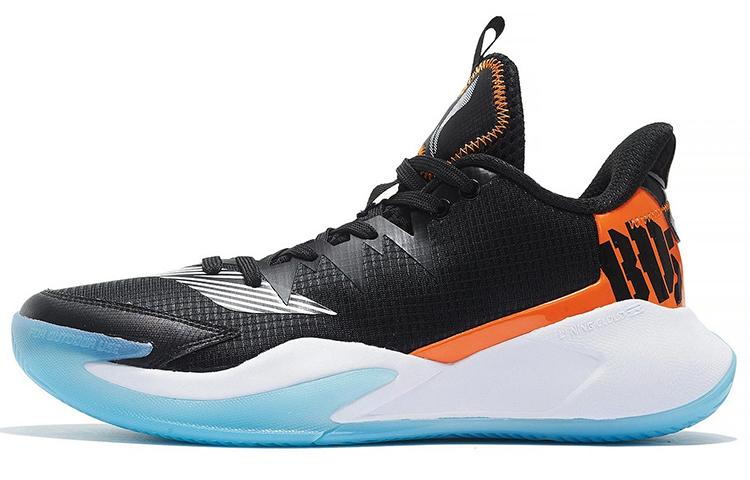 Li Ning Storm Low Удобная Ткань Амортизация Нескользящая Износостойкая Дышащая Упругость Высокие ABFS013-2 43