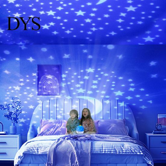 Bedroom Projector with Music Speaker Dream Star Lamp, Rotating Night Light Box & Sleep Aid Lamp for Toddlers Bluetooth-compatible Speaker, 15/21 Theme