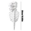 50cm Dinosaur Skeleton Glow in Dark Cat Costume Pet Clothes for Halloween Cosplay Party Dinosaur Skeleton Pet Costume