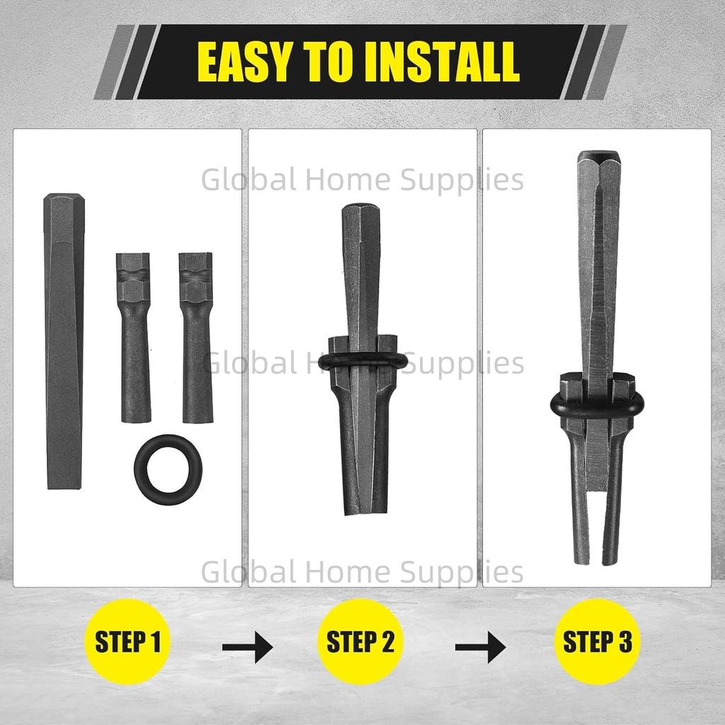 5/8 Inch (16mm) 5PCS Plug Wedges and Feather Shims Concrete Rock Stone Splitter Hand Tools