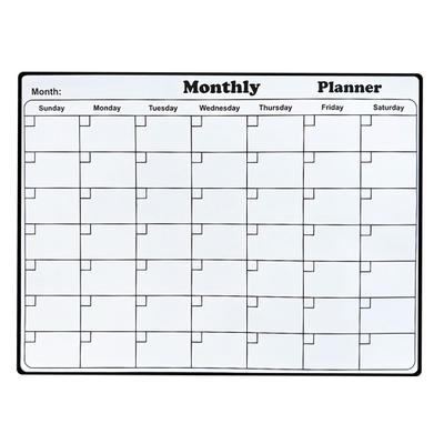 Lavagna Bianca Magnetica Cancellabile a Secco per Frigorifero Calendario Mensile e Settimanale Riutilizzabili Stile Lavagna Blocco Note Bacheca Messaggi Cucina