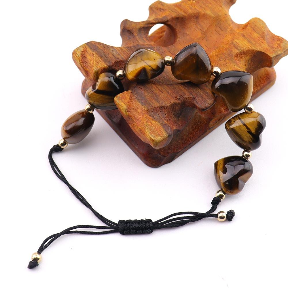 Natural Stone Crystal Colorful Braided Bracelet Chakra Natural Crystal Yoga Love Braided Bracelet B108
