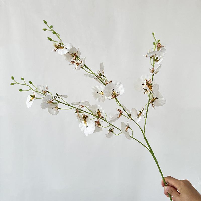 

Artificial Dancing Orchid Wedding Decor For Photography And Home Interior White