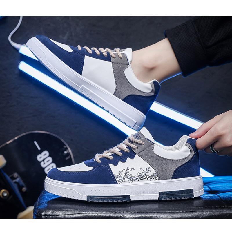 Herren Atmungsaktive und Vielseitige Stoffschuhe, Dicksohlige Sportschuhe, Lässige Board-Schuhe