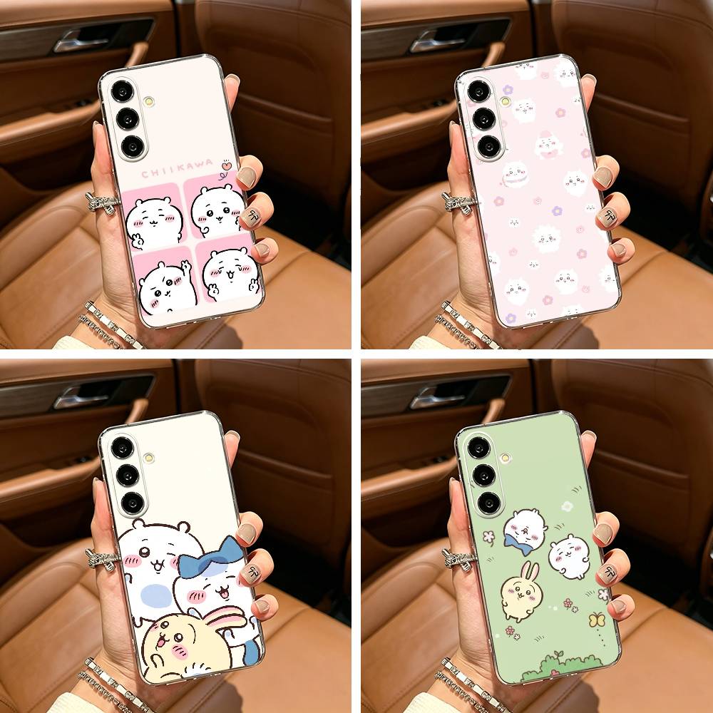 C-Cute C-C-Chiikawas Phone Case For Samsung Galaxy A71,A70,A52,A51,A40,A30 Transparent Cover
