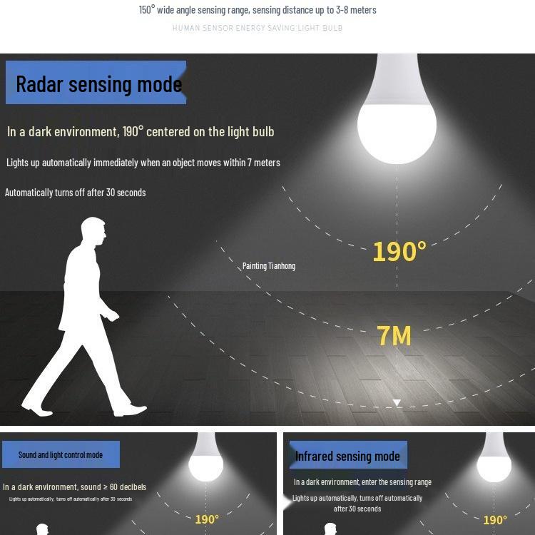 Intelligent Infrared Voice-Controlled Light Bulb with Motion Detection for Stairwell and Corridor