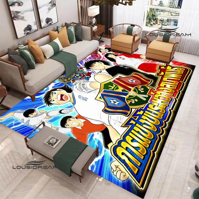 2026 Captain Tsubasa Cartoon Carpet Living Room Bedroom Carpet Balcony Bathroom Non-slip Door Mat Photography Props Birthday Gift