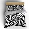 Optical Illusion Themed Decoration Set Exquisite Three-Piece Bedding Set Gift For Kids And Adults