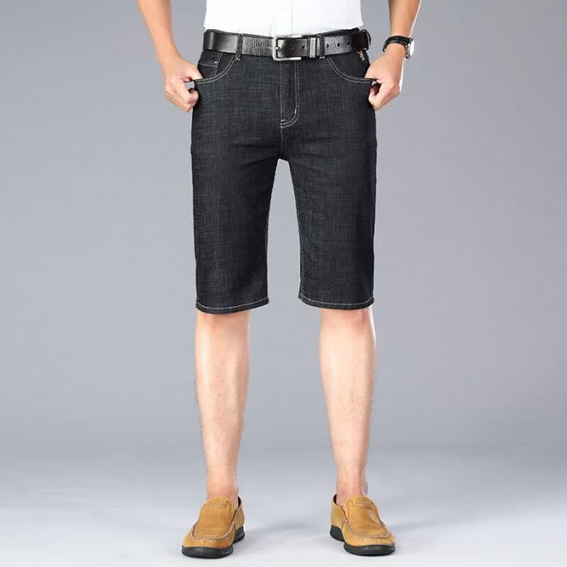 PLAYBOY Men s Mid-Length Denim Shorts 30