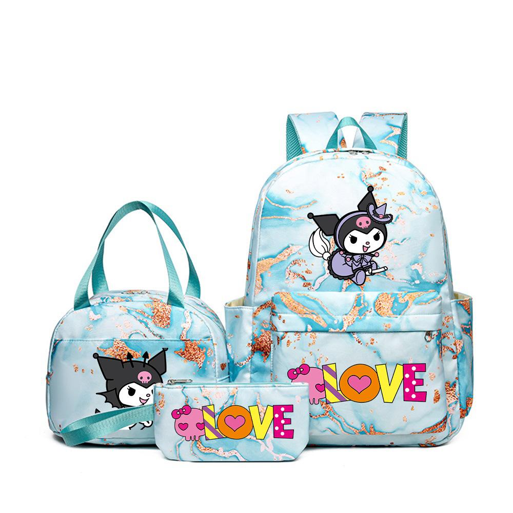 Student Schoolbag Cartoon Cute Large Capacity Backpack Lightweight Waterproof Middle School Student Backpack