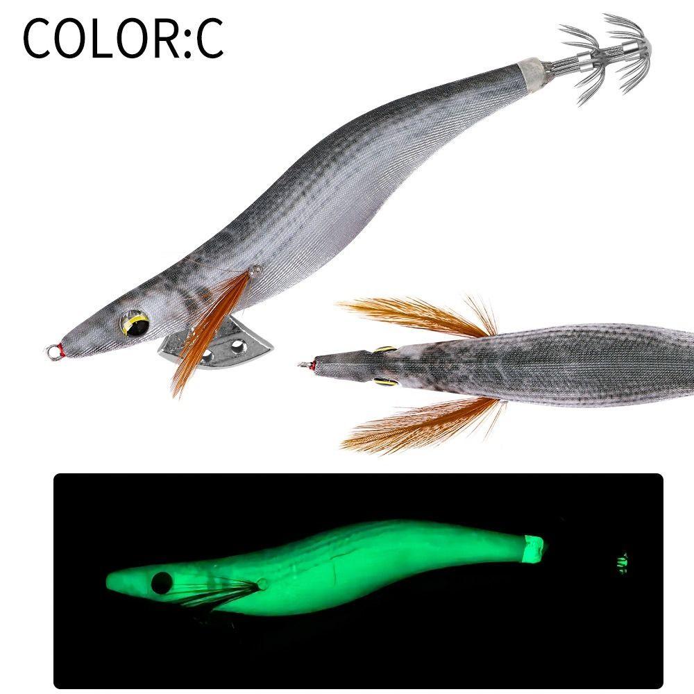 Japan Style Fishing Squid Jig Light Cloth Egi Octopus Bait Lure Shrimp Bait  Saltwater Fishing