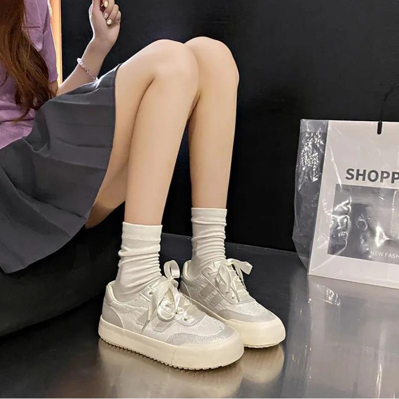 Fashion Spring Autumn Round Toe Ladies Footwear On Sale Korean Cheap Y2k Fashion Trends 2025 39 Original High Quality New Women's Shoes