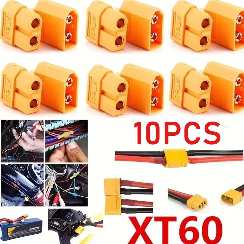 5 Pairs XT60 Male Female Bullet Connectors Power Plugs for RC Lipo Battery Motor XT60 Drone Connectors