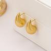 European and American Metal Feng Shui Drop Earrings, Simple Sweet and Cool Wind Geometric Personalized Ear Jewelry, Popular Ins Earrings