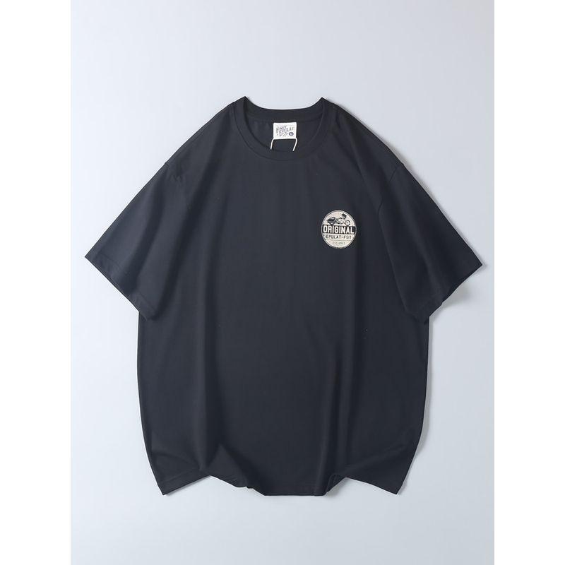 Fashionable American-Style Printed Short-Sleeve T-Shirt for Men, Summer Casual Round-Neck Top, Export Surplus with Tags Removed