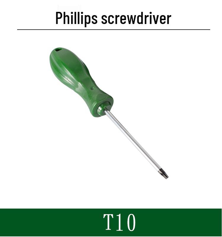 Plum Cross, Star, Spline, Hex Screwdriver Set: T15, T20, T25, T27, T30, T40