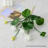 Artificial Lotus Flower for Home Decor - Water Lily Ornament for Living Room, Buddhist Hall, Pond, or Fish Tank
