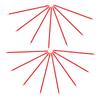 15Pcs Electronic Incense Stick for Plug-in Electric Incense Burner Long-Lasting Blessings LED Censer Supplies