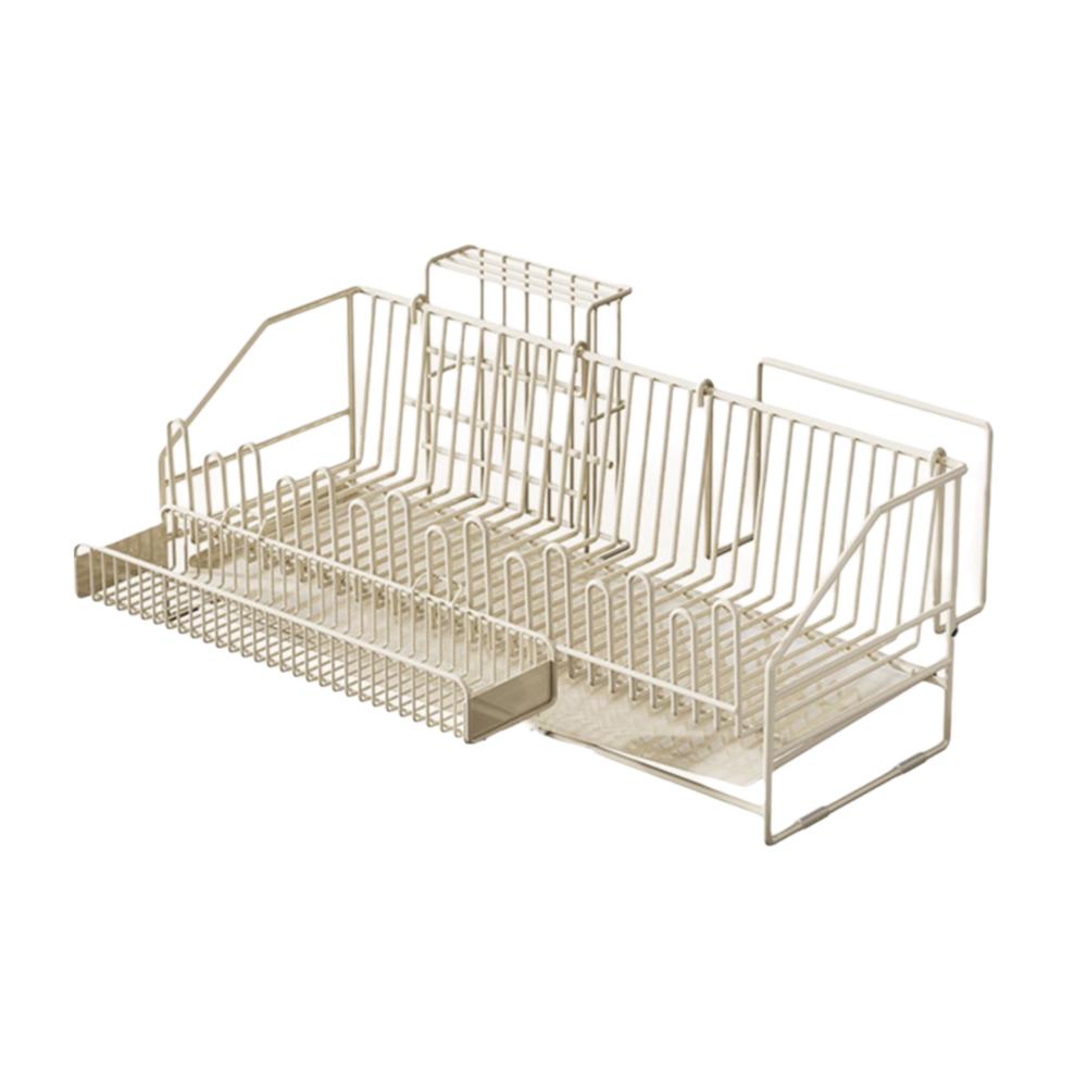 Portable Cutlery Storage Basket Convenient Drain Dish Rack Holder  Kitchen Supplies