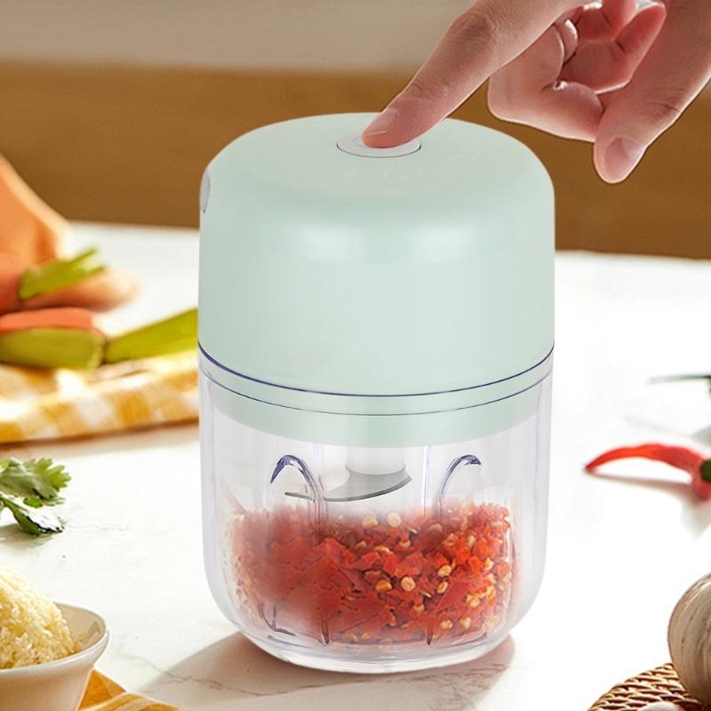 Efficient Electric Food Chopper Vegetable Grinder Household Garlic Press Mashers Quick and Convenient Cooking Aid