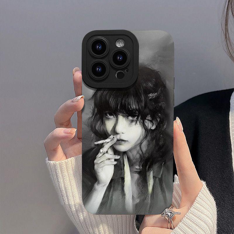 

Персонализированный чехол для телефона Apple XS/XR/11/12/15/16 - Точная посадка, дизайн для девочки iPhone 15 Pro Max