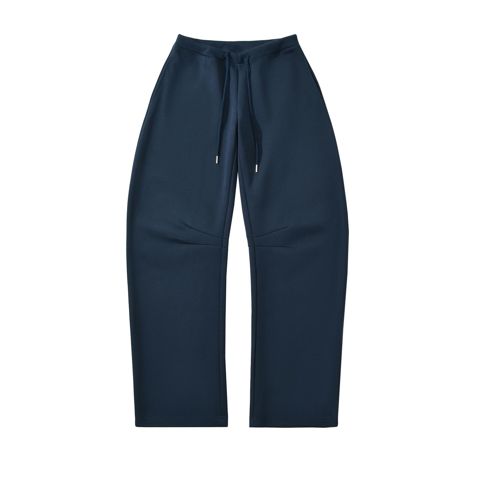 YPFF Trendy Women s Curved Banana Loose Wide-Leg Sweatpants S
