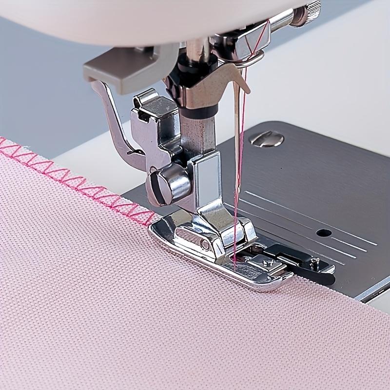 Overlock Overedge Overcasting Sewing Machine Presser Rolled Hem Foot Tool For Low Shank Snap-On Singer, Brother Yj222-2