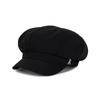 VA Stud Newsboy Cap Black