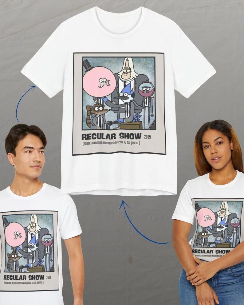 Regular Show T-shirt T, Mordecai t-shirt Rigby, Regular show tee, Regular show Unisex T-Shirt XL