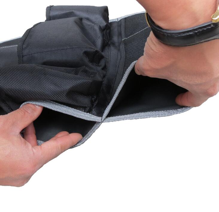 Car Seat Back Organizer Multi-Pocket Storage Bag Oxford Cloth Bag Anti-Kick Pad