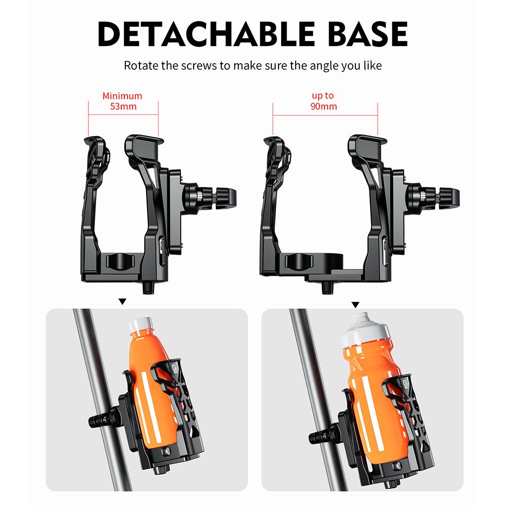 Motorrad Getränkehalter mit Licht ATV Dirt Bike Wasserflaschenhalterung MTB Rennrad Flaschenhalter Rack Motorrad Fahrradzubehör