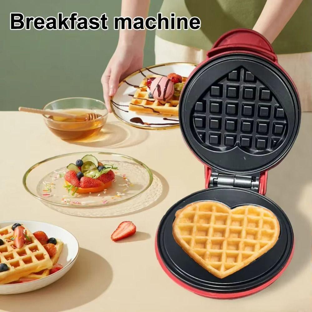 Quick Heat-Up Electric Pancake Maker Electric Baking Pan Waffle Machines  Breakfast Preparation