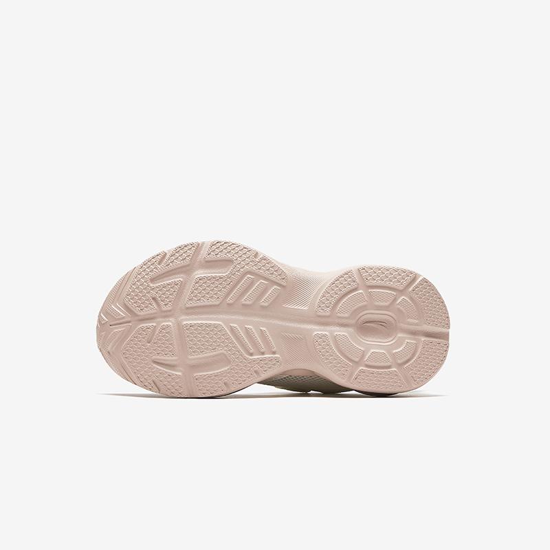 Anta Kids Synthetic Leather Fabric Running Series Trendy Comfortable Versatile Lightweight Shock Absorption Low Top Kids Running Shoes A22439925