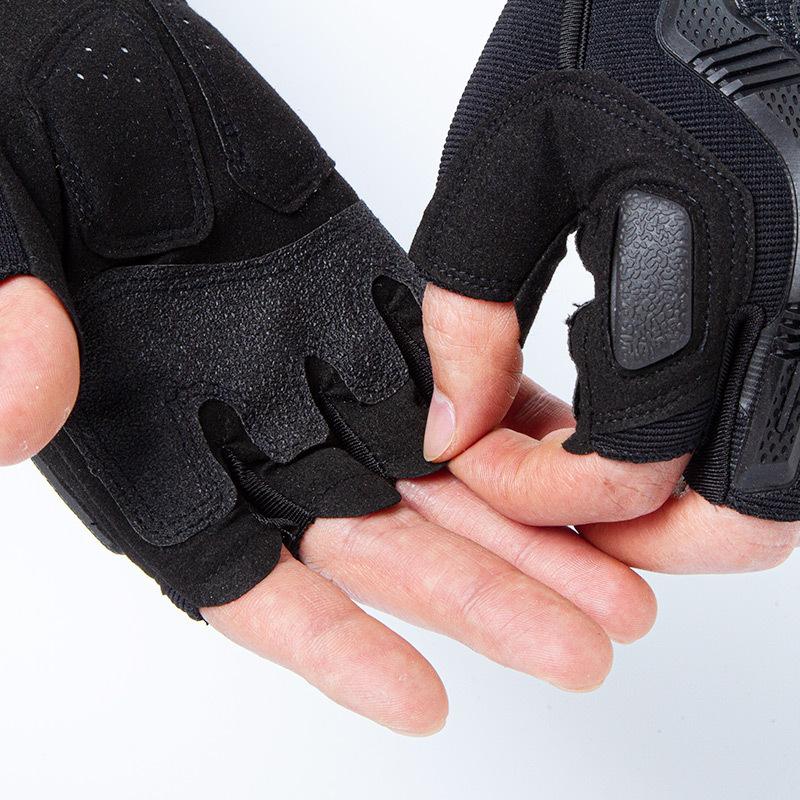 Wear resistant Male Military Fan Training Mountaineering Outdoor Anti slip Seal Technician Tactical Gloves Half Finger