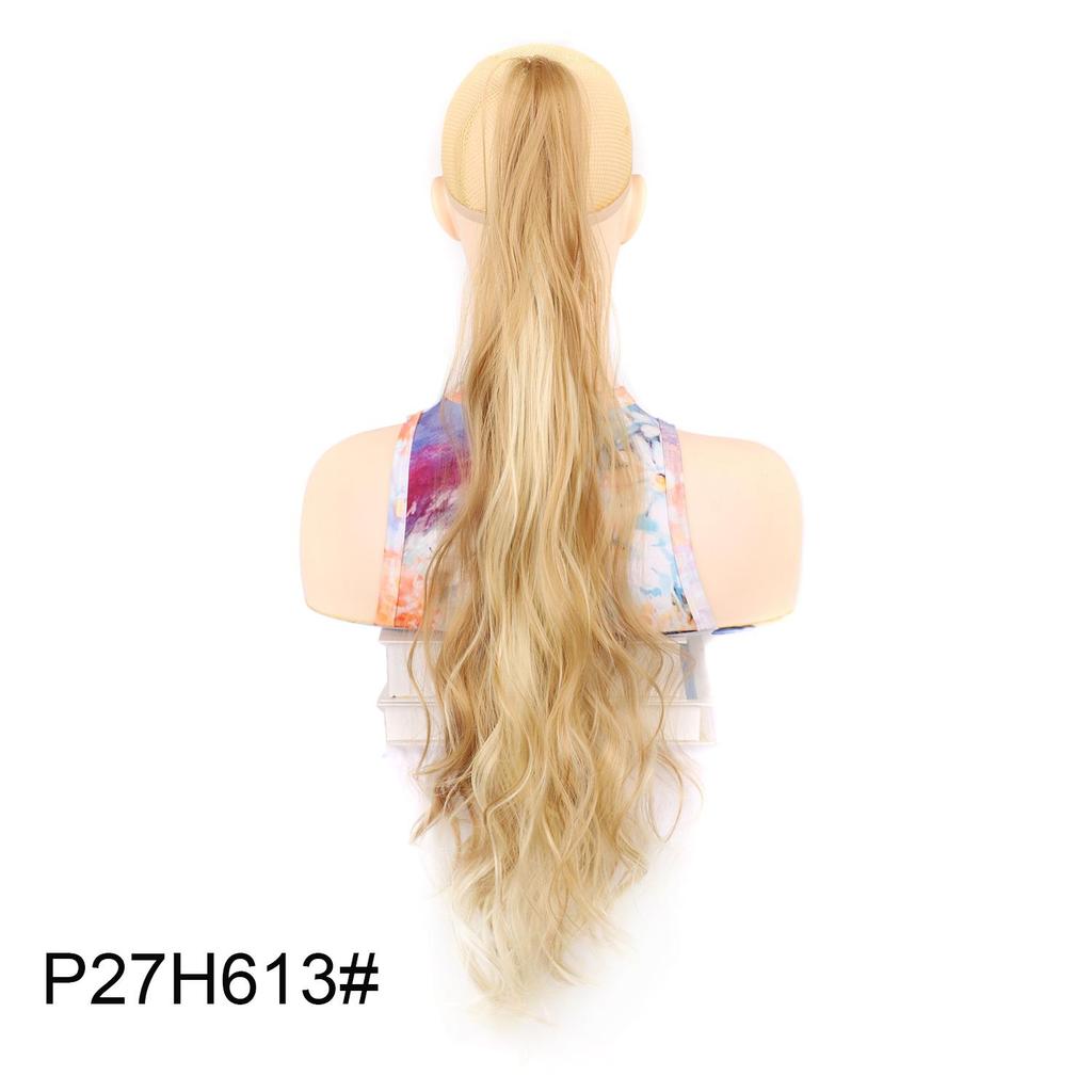 32 Zoll Langes Welliges Pferdeschwanz-Haarteil Flexibles Umwickelbares Pferdeschwanz-Haarteil für Damen Natürliches Aussehen Synthetisches Haar-Add-On