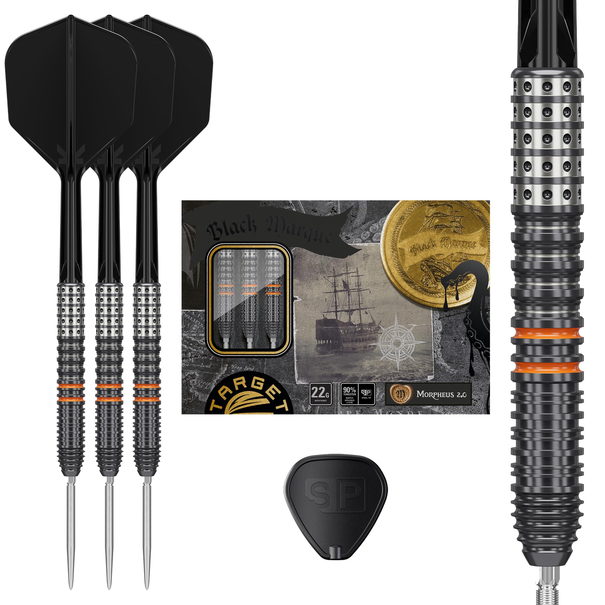 Target Black Mark Series Lite Morpheus Yuzuru Kushibiki Swiss 190551 G2, Модель, Очко, чёрный