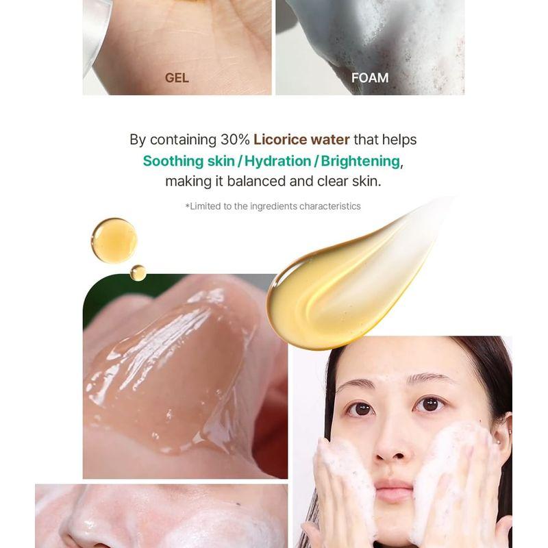 acwell - Licorice pH Balancing Pore Cleansing Gel Foam