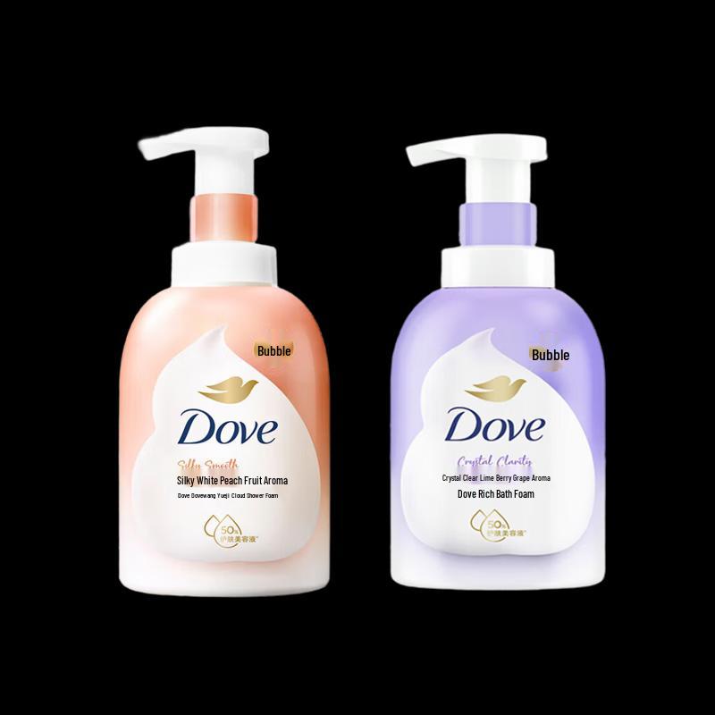 Dove Niacinamide Hydrating Shower Foam Duo